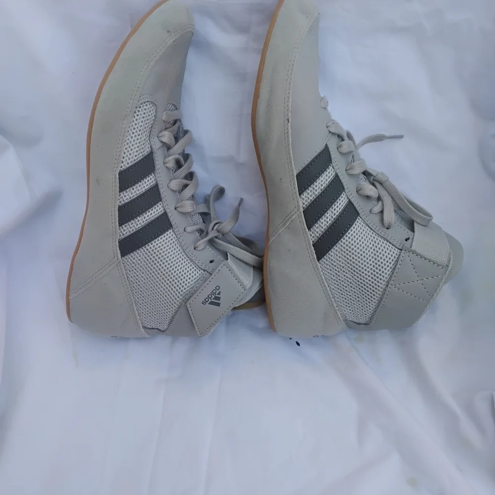 Adidas Gray High-Top Men's Shoes Size 7